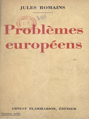 cover image of Problèmes européens